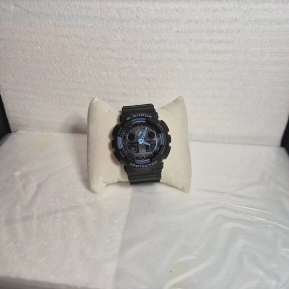 Casio G Shock Black and blue Matte NWOT condition DIgital and analog - Picture 2 of 10